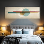 Moderne Abstracte Kunst Geometrische Formen Mit Farben Minimalistisch