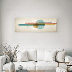 Moderne Abstracte Kunst Geometrische Formen Mit Farben Minimalistisch