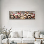 Steampunk Aviator Mit Teleskop Vintage Auto Blumen Butterflies