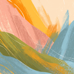 Abstrakte Digitale Kunst Mit Vibranten Farben Und Dynamischen Bruesten | Digital Art | Kunstgattungen