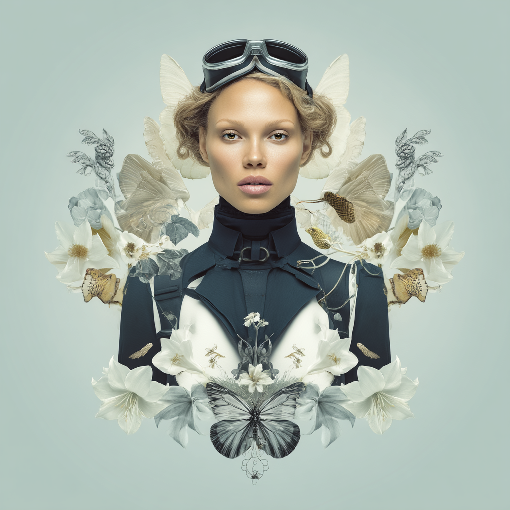 Moderne Surrealistische Fashion Und Natur Transformation | Digital Art | Kunstgattungen