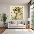 Steampunk Goggles Blumen Und Schmetterlinge Fantasy Kunst