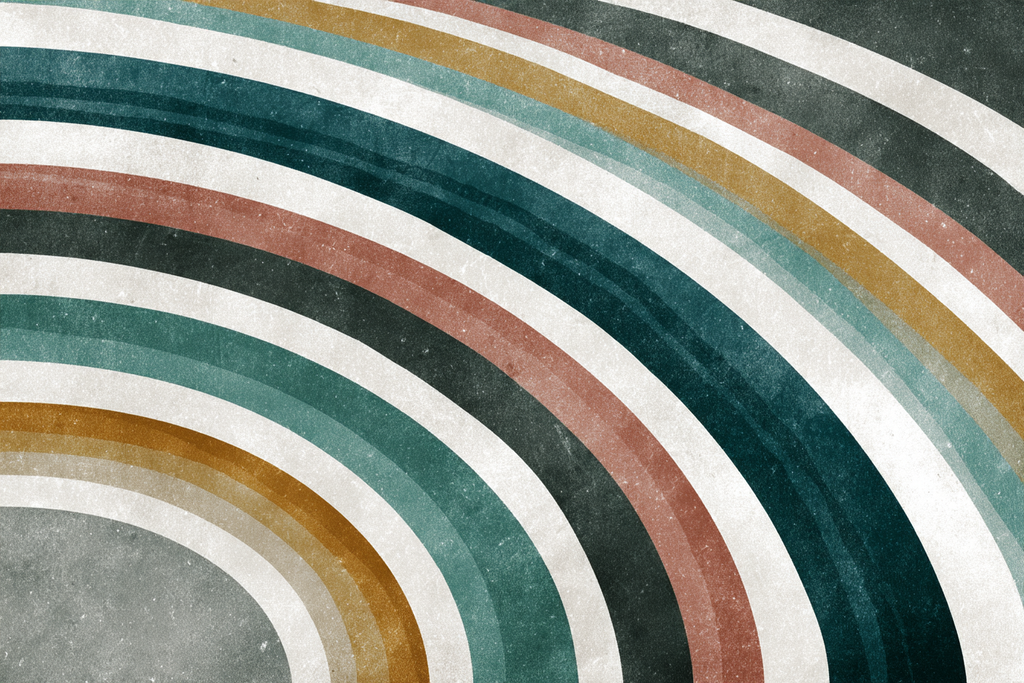 Stylisierte Abstrakte Design Mit Gekuerrten Linien Auf Texturiertem Hintergrund | Digital Art | Kunstgattungen