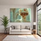 Vintage Stil Outfit Mit Blumenhut Und Goggles Vintage Aesthetic