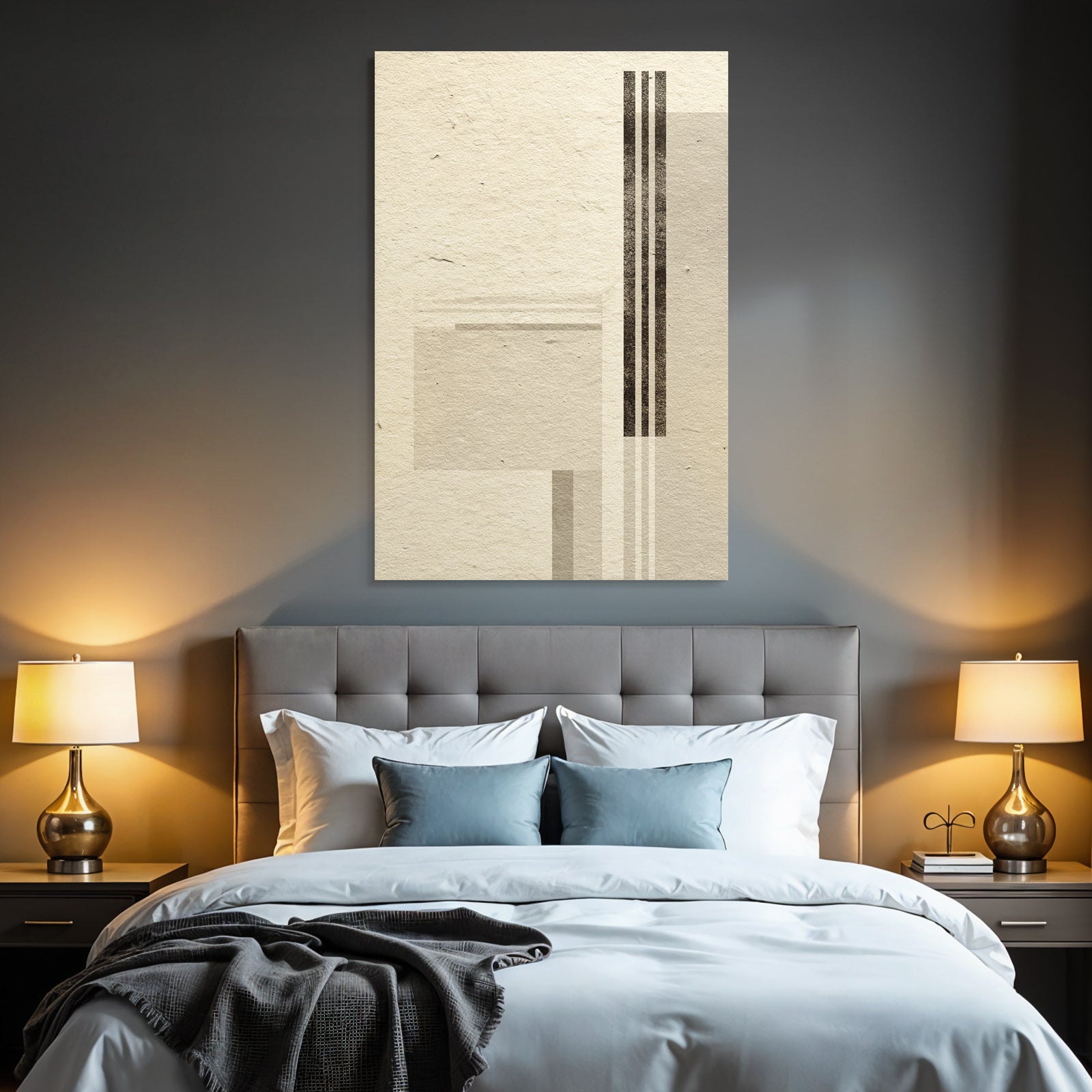 Abstraktes Design Geometrische Formen Neutrale Toene