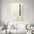 Abstraktes Design Geometrische Formen Neutrale Toene