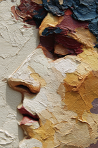 Abwstrakte Face Mit Reichen Farben Und Texturen | Fine Art und Malerei | Kunstgattungen