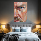 Gecloseup Von Portrait Holz Und Proportion Sdetails