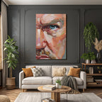 Gecloseup Von Portrait Holz Und Proportion Sdetails