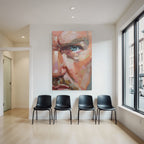 Gecloseup Von Portrait Holz Und Proportion Sdetails