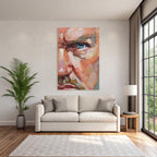 Gecloseup Von Portrait Holz Und Proportion Sdetails