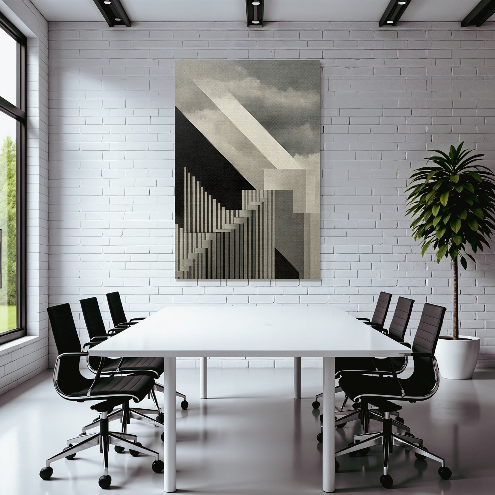 Geometrische Abstrakte Gestaltung Modernistische Kunst Minimalismus