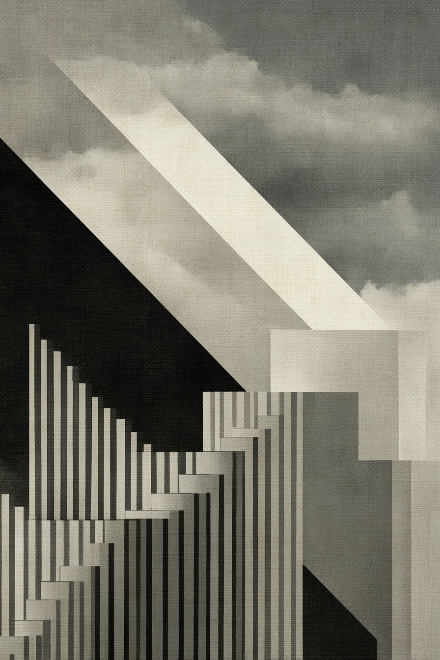 Geometrische Abstrakte Gestaltung Modernistische Kunst Minimalismus | Fine Art und Malerei | Kunstgattungen