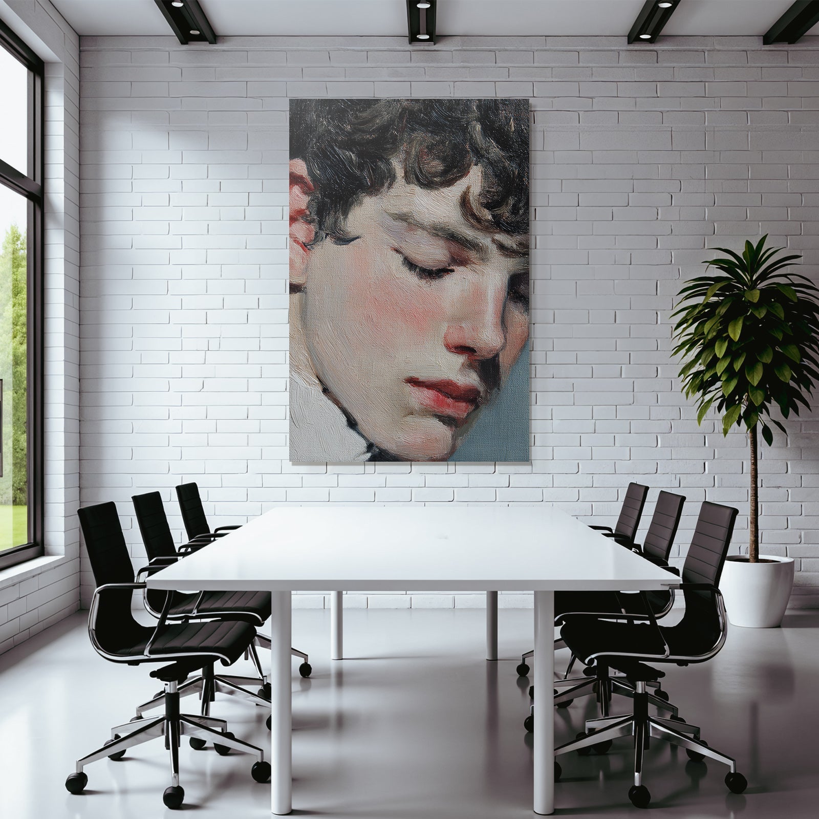 Jugend Portrait Ruhe Und Sanftheit