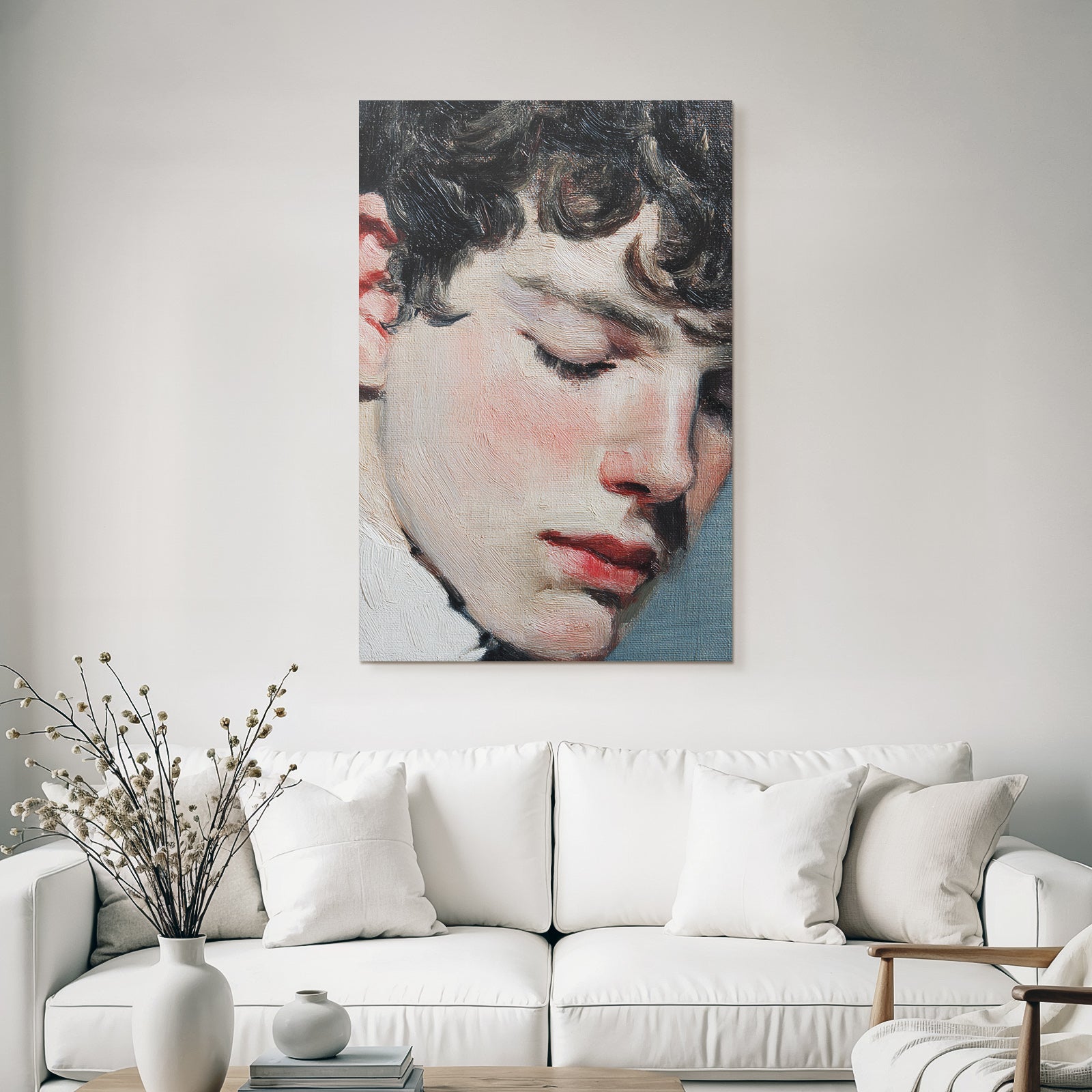 Jugend Portrait Ruhe Und Sanftheit