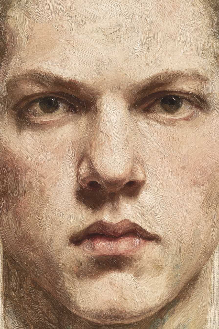 Junger Mann Portraet Oelgemaelde Texturiert | Fine Art und Malerei | Kunstgattungen