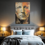 Kuenstlerische Darstellung Eines Faces Mit Contrastreichem Design