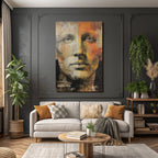Kuenstlerische Darstellung Eines Faces Mit Contrastreichem Design