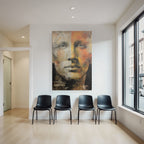 Kuenstlerische Darstellung Eines Faces Mit Contrastreichem Design