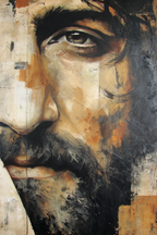 Nahaufnahme Gemaelde Portraet Emotionale Ausdruck Intensive Blick | Fine Art und Malerei | Kunstgattungen