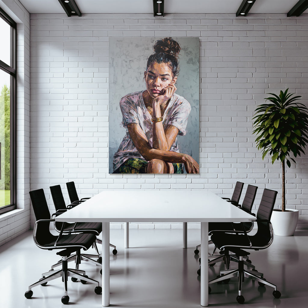 Portrait Schmerzhafter Menschen In Nachdenklicher Pose