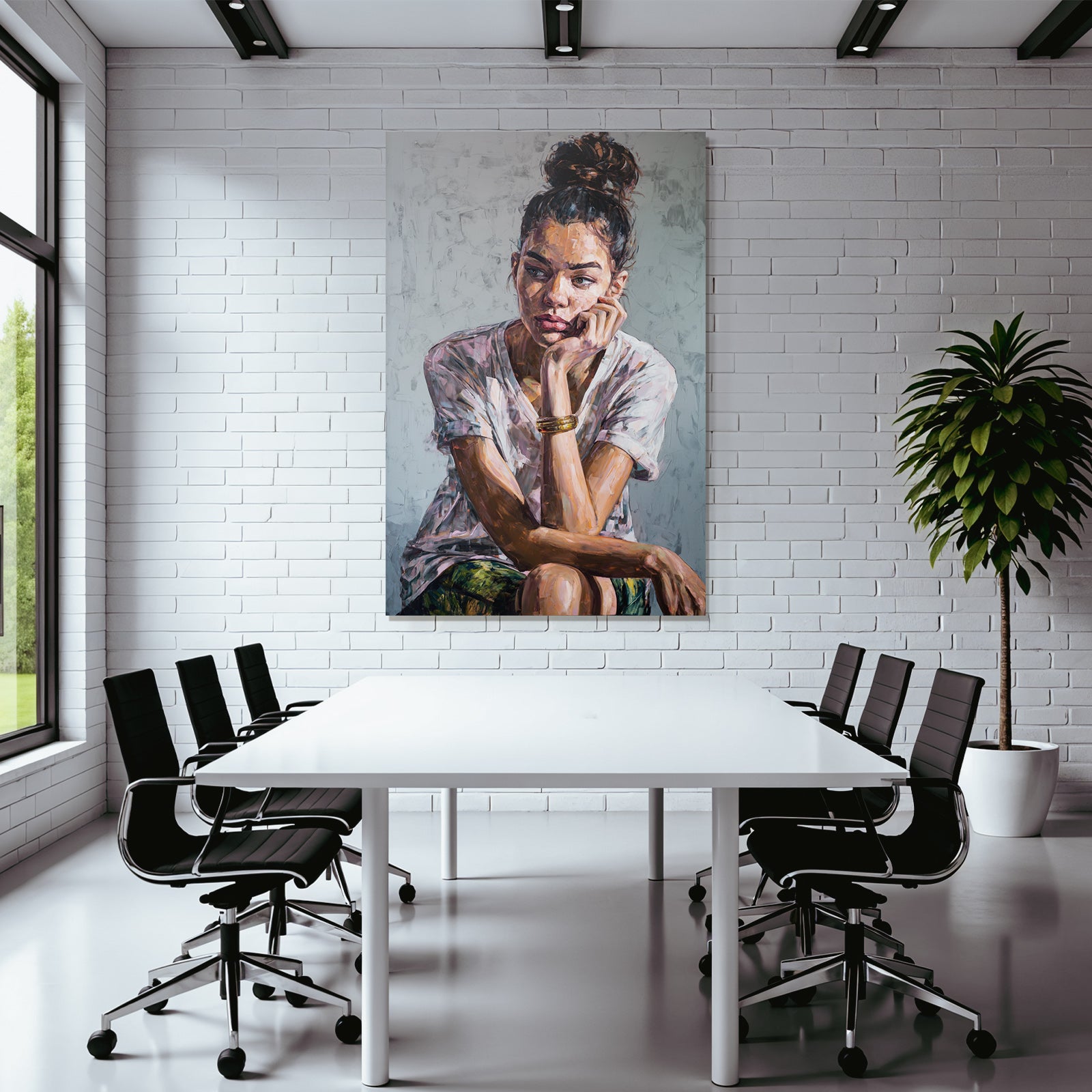 Portrait Schmerzhafter Menschen In Nachdenklicher Pose