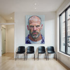 Rugged Mann Portrait Oelmalerei Kunstwerk