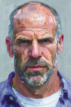 Rugged Mann Portrait Oelmalerei Kunstwerk | Fine Art und Malerei | Kunstgattungen