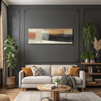 Abstracte Kunst Mit Farbe Geometrische Formen Muster