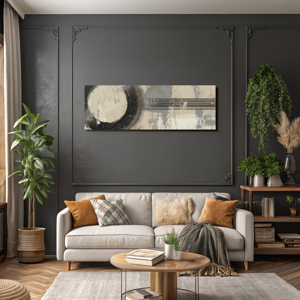 Abstrakte Kunst Mit Texturen Und Farben Neutrale Palette Modernes Design