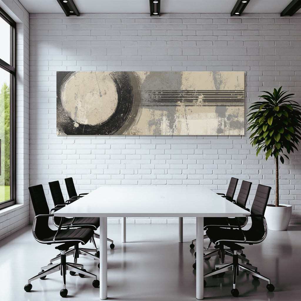 Abstrakte Kunst Mit Texturen Und Farben Neutrale Palette Modernes Design