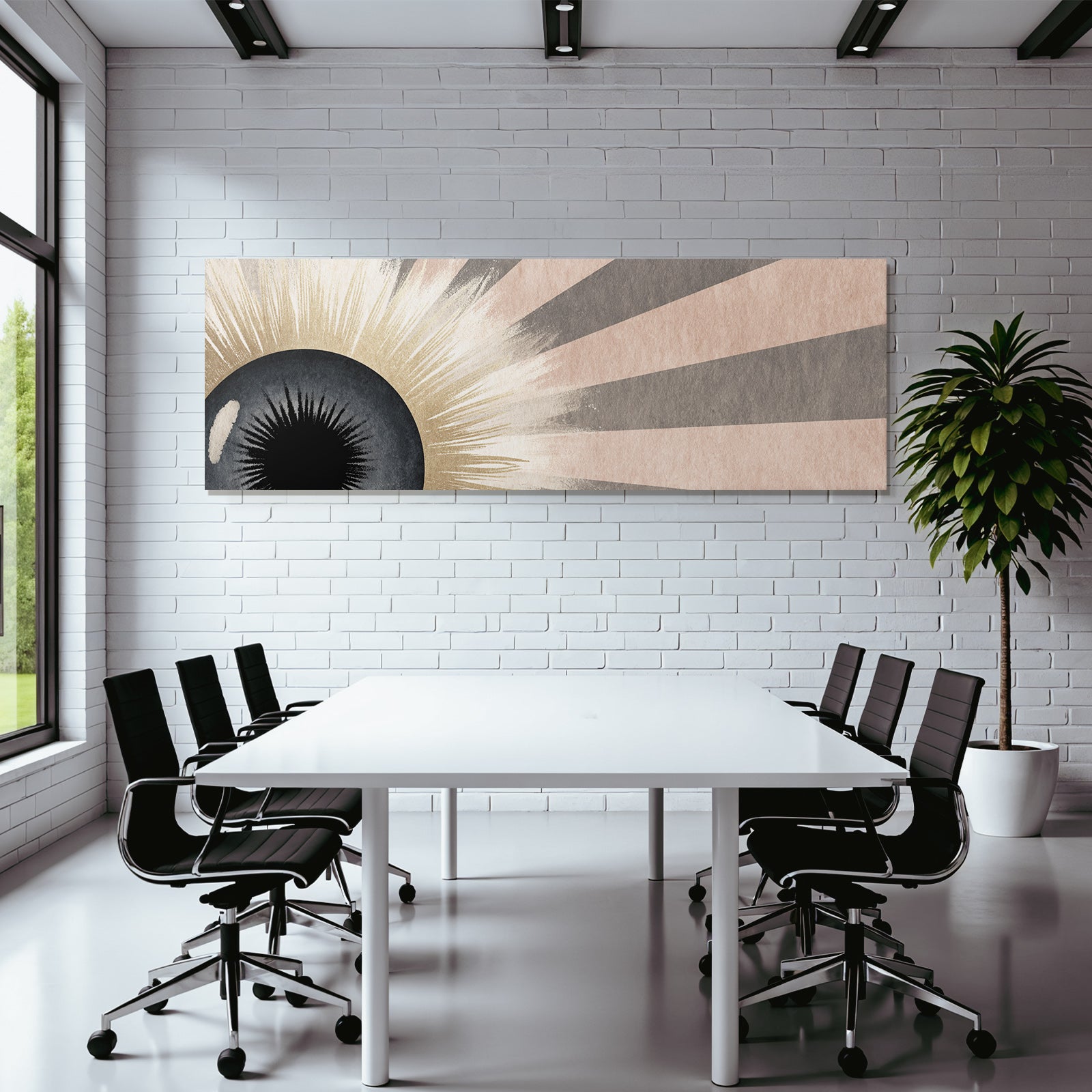 Auge Sonnenstrahlen Enlightenment Illustration