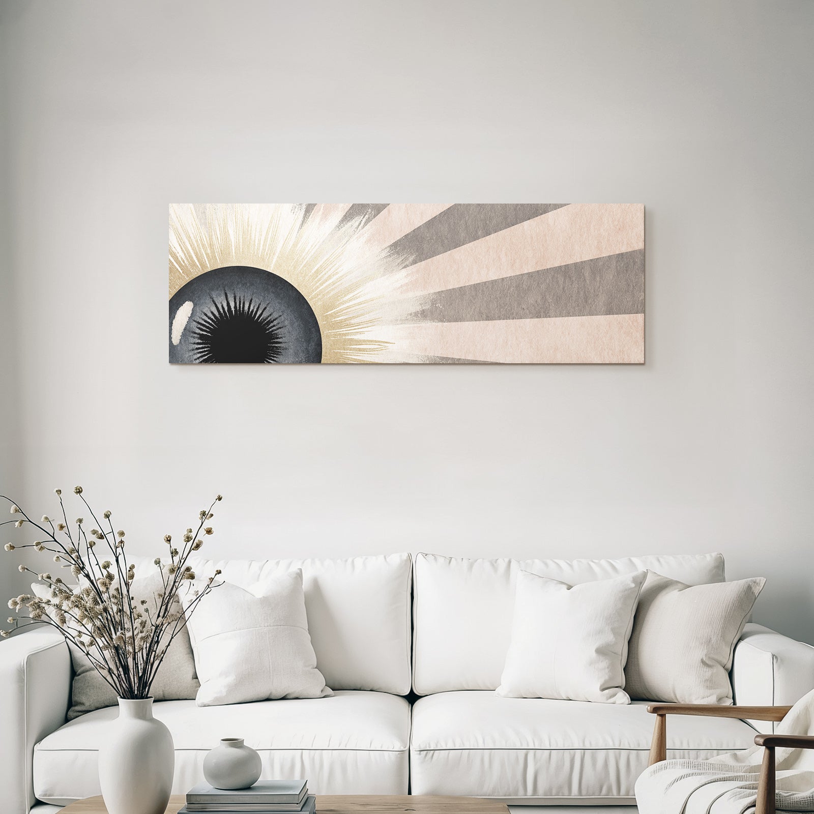 Auge Sonnenstrahlen Enlightenment Illustration