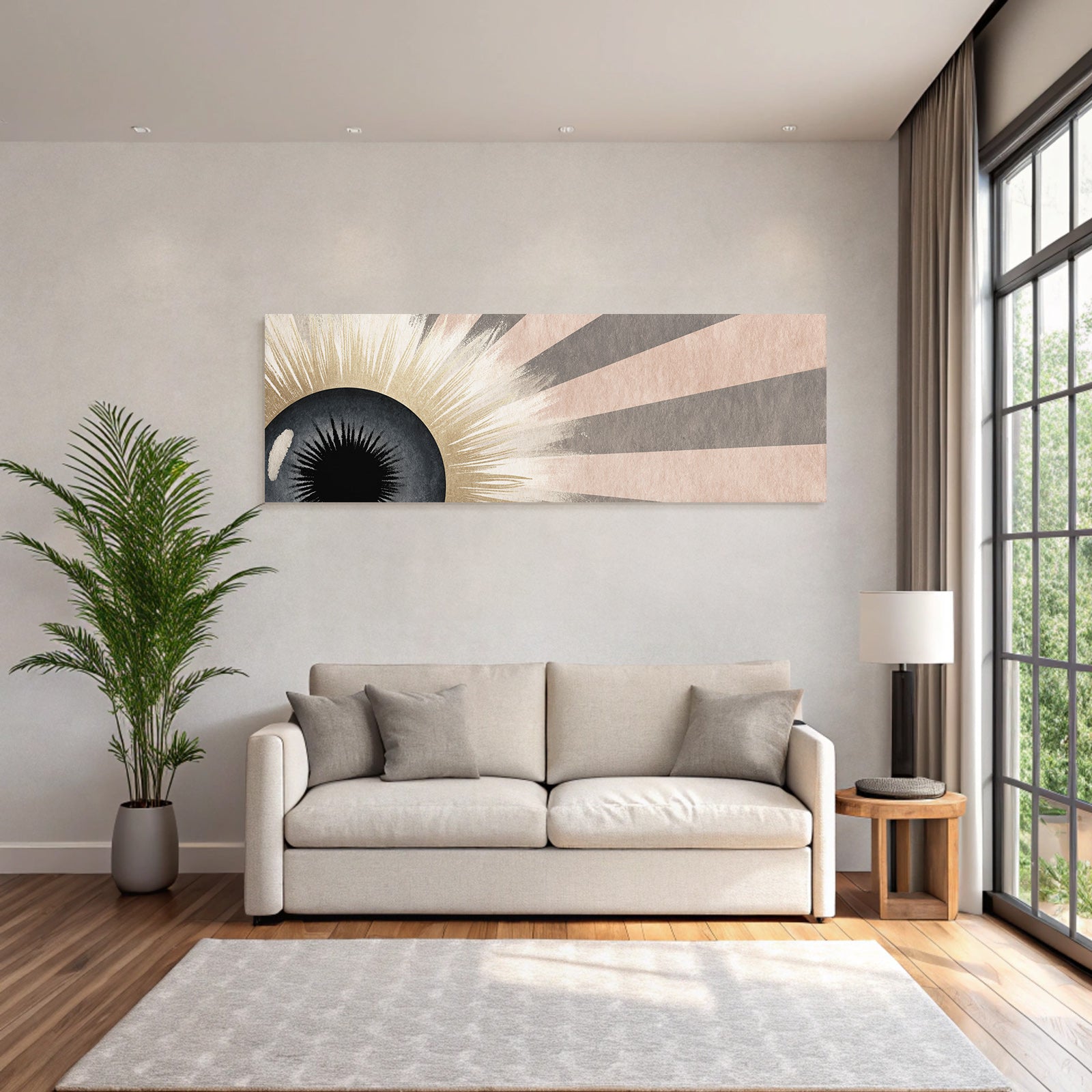 Auge Sonnenstrahlen Enlightenment Illustration