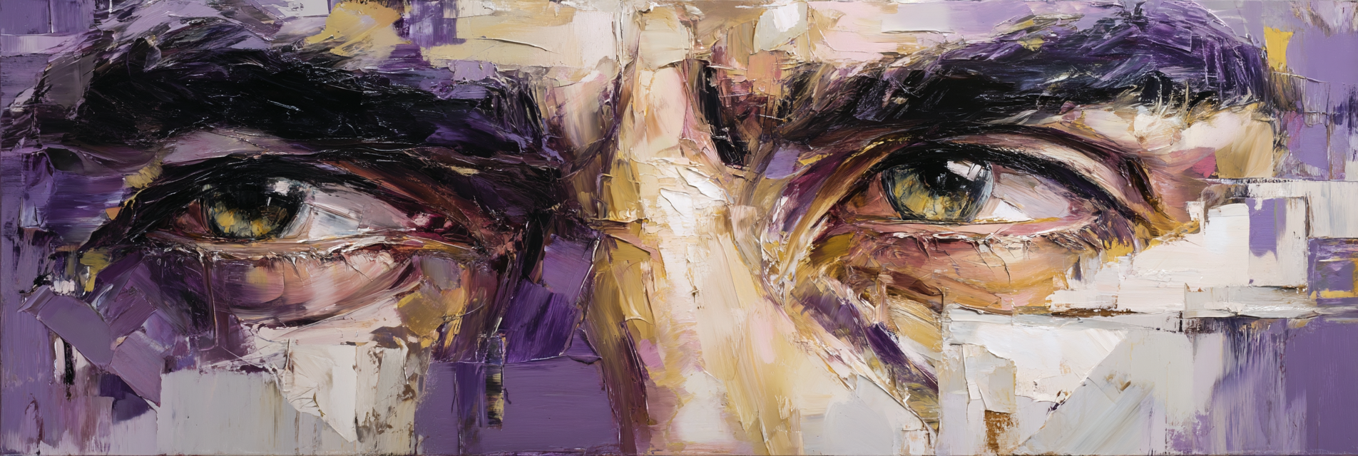 Augenausdruck In Farbenfrohem Stil | Fine Art und Malerei | Kunstgattungen