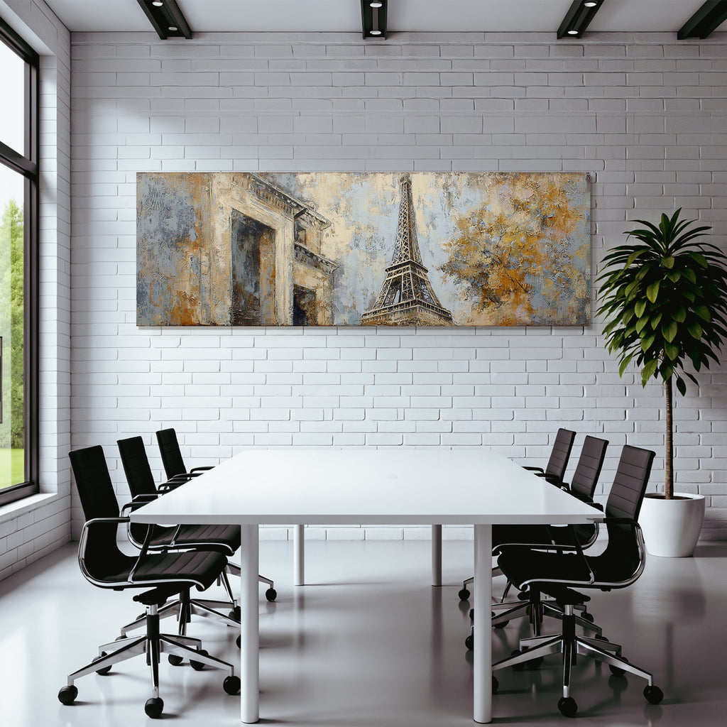 Eiffelturm Paris Kunst Abstrakt Texturiert Malerei