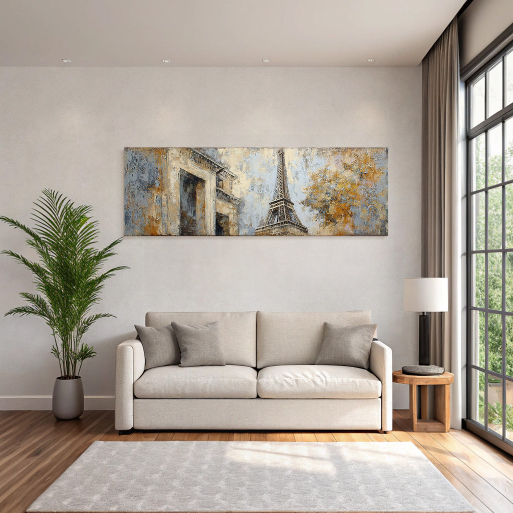 Eiffelturm Paris Kunst Abstrakt Texturiert Malerei