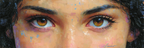 Eyes Portrait Emotional Braune Augen Mit Abstraktem Hintergrund | Fine Art und Malerei | Kunstgattungen