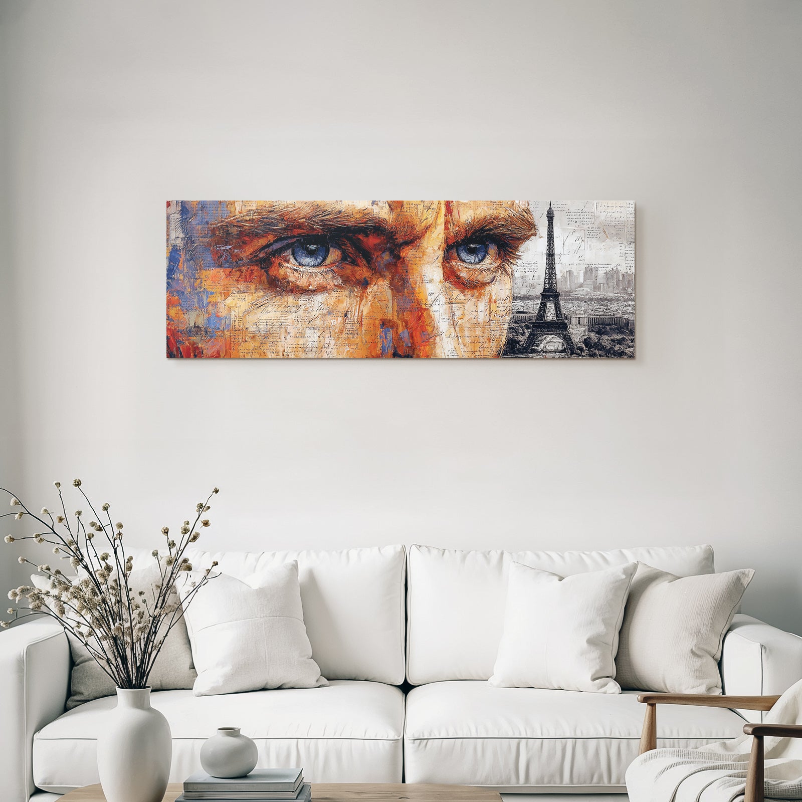 Portrait Cityscape Abstrakte Darstellung Eiffel Turm