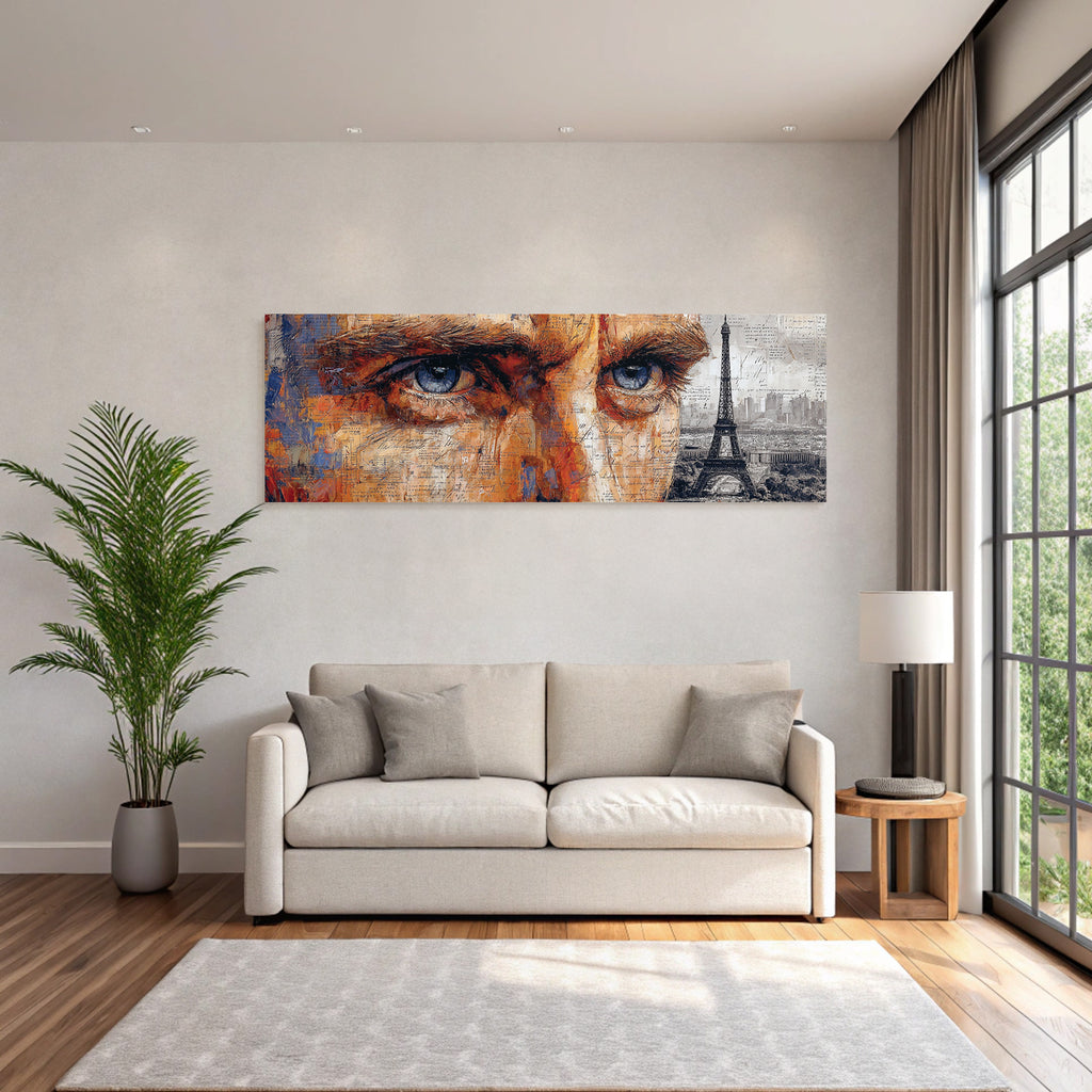 Portrait Cityscape Abstrakte Darstellung Eiffel Turm