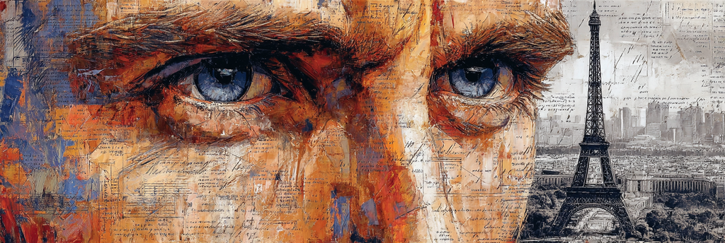 Portrait Cityscape Abstrakte Darstellung Eiffel Turm | Fine Art und Malerei | Kunstgattungen