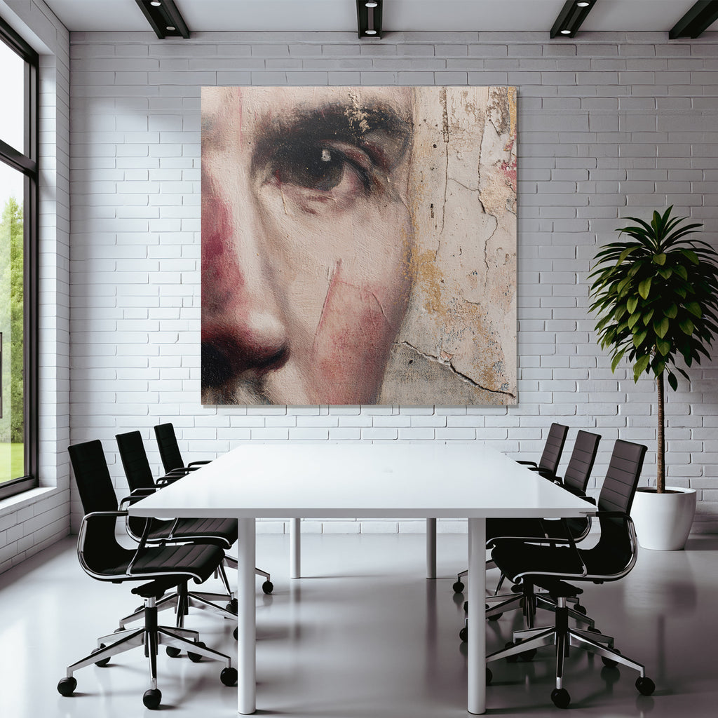 Portrait Detail Augenbereich Und Wangenstueck Mit Textur
