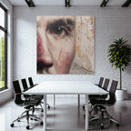 Portrait Detail Augenbereich Und Wangenstueck Mit Textur