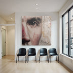 Portrait Detail Augenbereich Und Wangenstueck Mit Textur