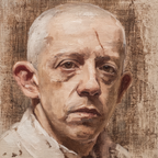 Portrait Oelmalerei Naheaufnahme Der Person | Fine Art und Malerei | Kunstgattungen