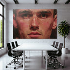 Junger Mann Portraet Impressionistisch Stil
