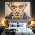Kunstvoll Malerisches Portrait Einer Person