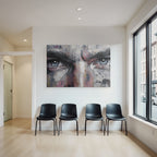 Nahe Augen Expressive Malerei Fuehlen Abstraktion