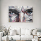 Nahe Augen Expressive Malerei Fuehlen Abstraktion