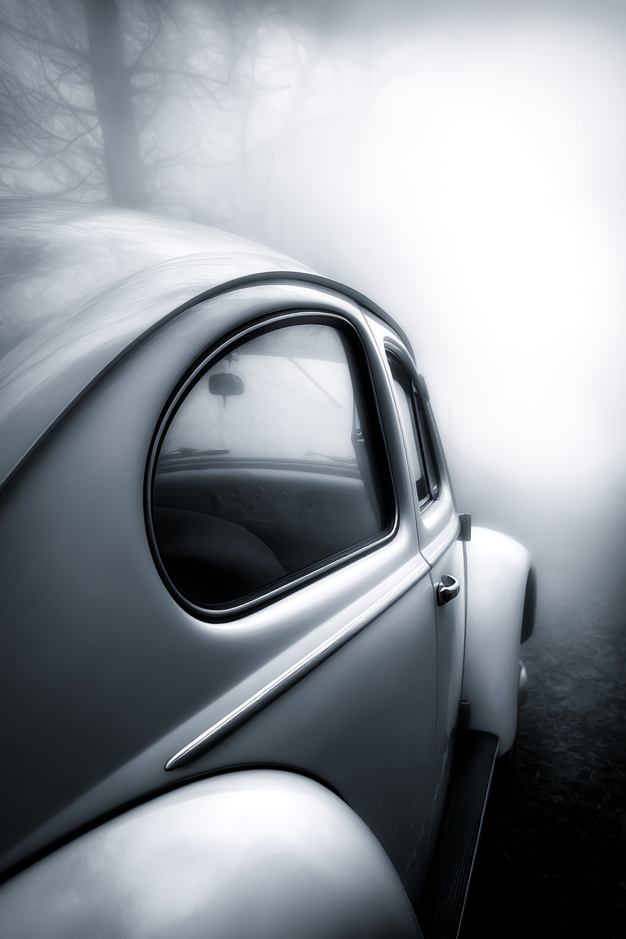Fahrzeug Im Nebel | Fotografie | Kunstgattungen